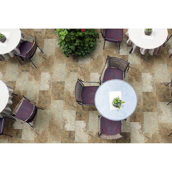 Msi Tuscany Porcelain SAMPLE Tumbled Travertine Paver Tile - ZOR-LSC-0122-SAM