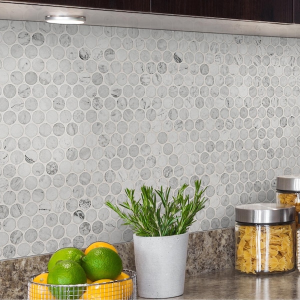 Msi Carrara White Sample Honed Marble Floor And Wall Tile, 1 sq ft - ZOR-MD-0560-SAM