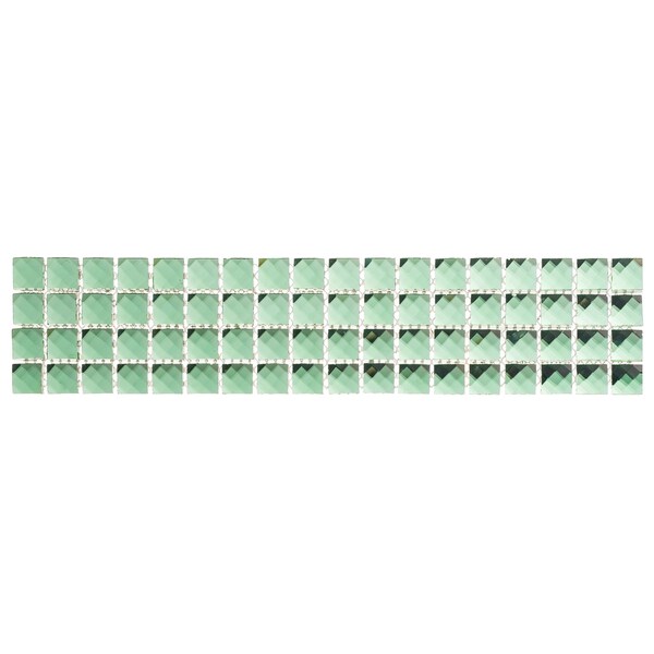 Andova Tiles ANDOVA TILES Brilliance 1" x 1" Beveled Glass Mosaic Wall Tile Trim - ANDBRI623