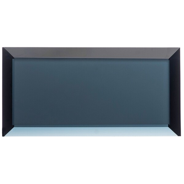 Andova Tiles Vega 3 in. x 6 in. Beveled Glass Metal Look Subway Tile - SAM-ANDVEG173