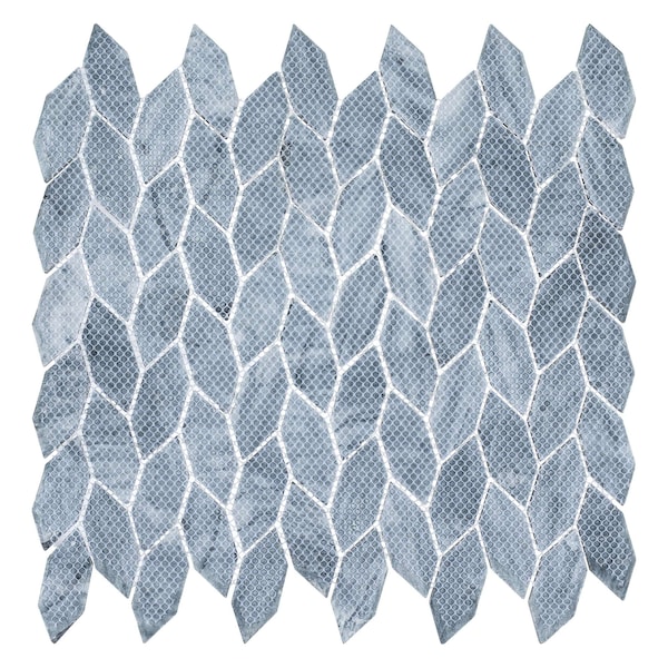 Andova Tiles ANDOVA TILES Channing Elongated Hex 1" x 2.5" Marble Honeycomb Mosaic Wall & Floor Tile - ANDCHA138