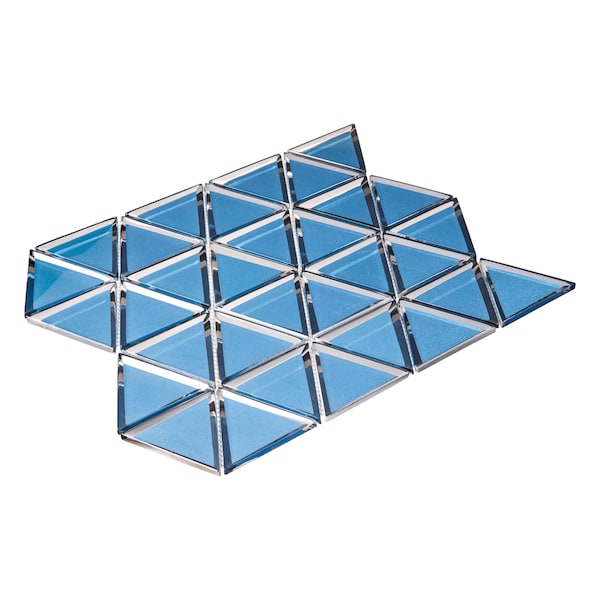 Andova Tiles ANDOVA TILES BLEUM 3" x 3" Beveled Glass Novelty Mosaic Tile - ANDBLE278