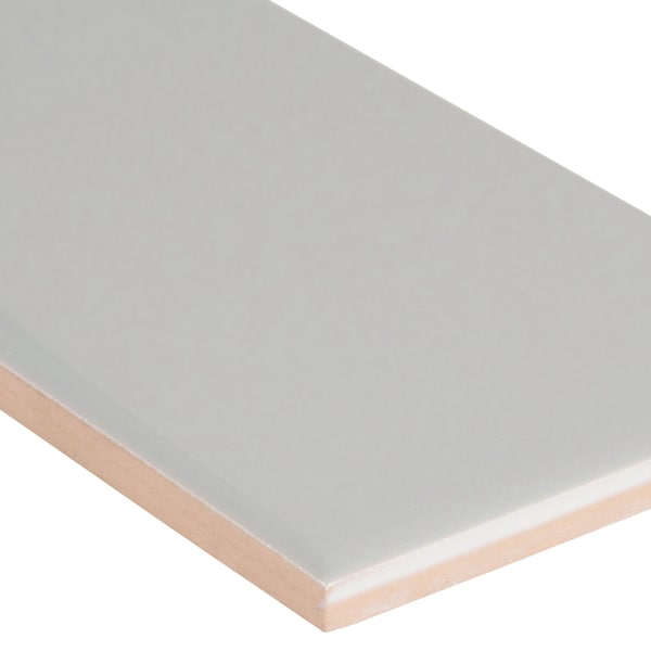 Msi Gray Glossy 4 In. X 16 In. Glazed Ceramic Wall Tile, 20PK - ZOR-PT-0152