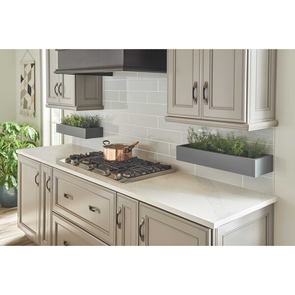 Msi Gray Glossy 4 In. X 16 In. Glazed Ceramic Wall Tile, 20PK - ZOR-PT-0152