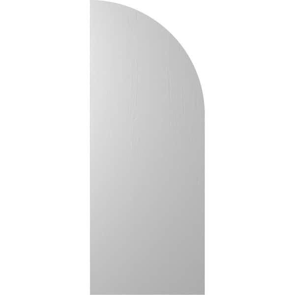 Ekena Millwork Americraft 6-Board (3 Batten) Wood Joined Board-n-Batten Shutters w/ Arch Top, ARW401BQ621X55PRH - ARW401BQ621X55PRH