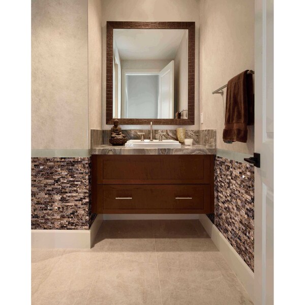 Msi Sande Gray Bullnose 3 In. X 18 In. Matte Glazed Porcelain Wall Tile, 22PK - ZOR-PT-TR-0199