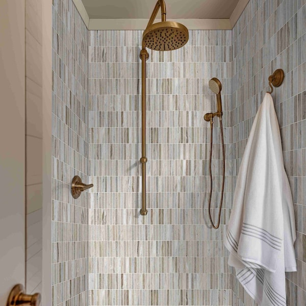 Msi Ravello Mini Stack 12  in. X 12  in. Polihsed Marble Mosaic Floor And Wall Tile, 10PK - ZOR-MD-0616
