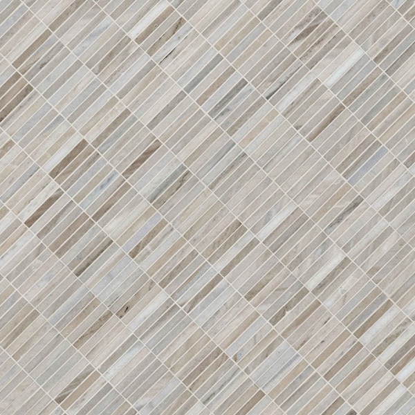 Msi Ravello Mini Stack 12  in. X 12  in. Polihsed Marble Mosaic Floor And Wall Tile, 10PK - ZOR-MD-0616