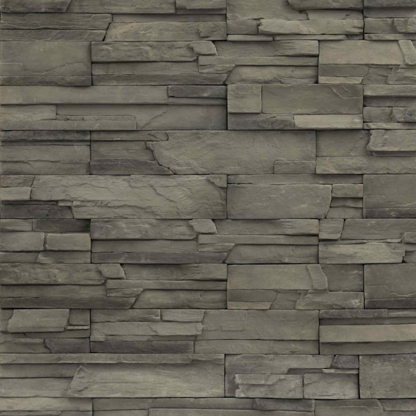 Msi Copen Ash Stacked Stone SAMPLE Natural Manufactured Stone Wall Cement Tile - ZOR-PNL-0003-SAM