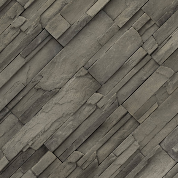 Msi Copen Ash Stacked Stone SAMPLE Natural Manufactured Stone Wall Cement Tile - ZOR-PNL-0003-SAM