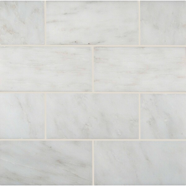 Msi Greecian White 3 In. X 6 In. Polished Marble Floor And Wall Tile, 8PK - ZOR-MD-T-0100