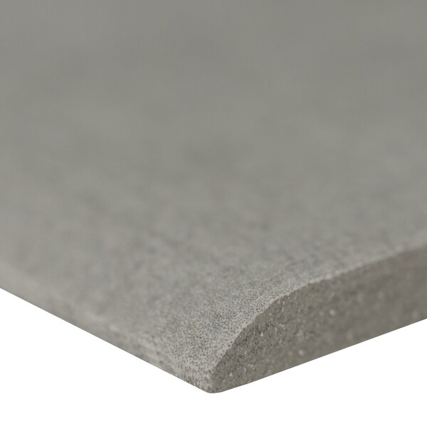 Msi Gridscale Concrete Bullnose 3 In. X 18 In. Matte Glazed Porcelain Wall Tile, 22PK - ZOR-PT-TR-0127