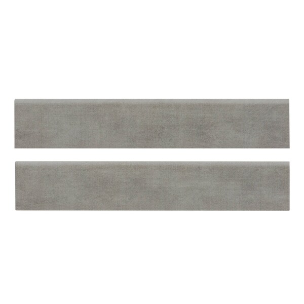 Msi Gridscale Concrete Bullnose 3 In. X 18 In. Matte Glazed Porcelain Wall Tile, 22PK - ZOR-PT-TR-0127