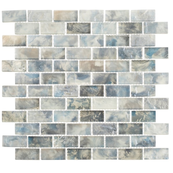 Andova Tiles SAMPLE Zalo 1 x 2 Glass Brick Joint Mosaic Wall and Floor Tile - SAM-ANDZAL611