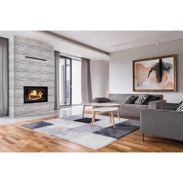 Msi Alaska Gray Splitface Mini Ledger Corner 4.5 In. X 9 In. Natural Marble Wall Tile, 8PK - ZOR-PNL-0012