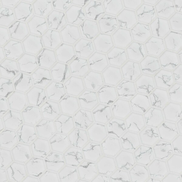 Msi Sample Carrara Hexagon Matte Porcelain Mosaic Floor And Wall Tile - ZOR-MD-0649-SAM