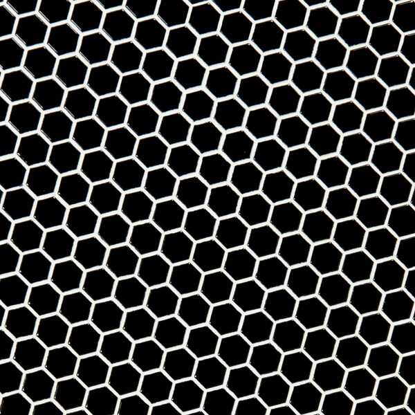 Msi Retro Nero Hexagon 11.73 In. X 10.16 In. X 6Mm Glossy Porcelain Mesh-Mounted Mosaic Tile, 15PK - ZOR-MD-0228
