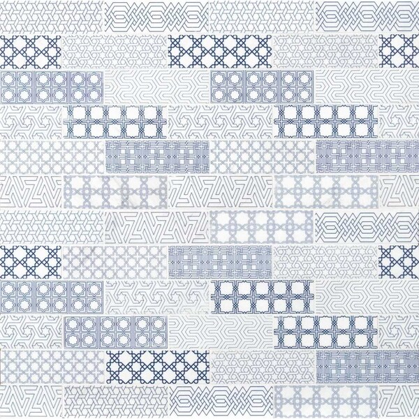 Msi Zouli Subway 11.81 In. X 11.81 In. X 8Mm Honed Marble Mesh-Mounted Mosaic Tile, 10PK - ZOR-MD-0338