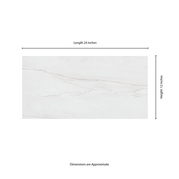 Msi Sample Kaya Zermatta Blanca   Polished Porcelain Floor And Wall Tile - ZOR-PT-0891-SAM