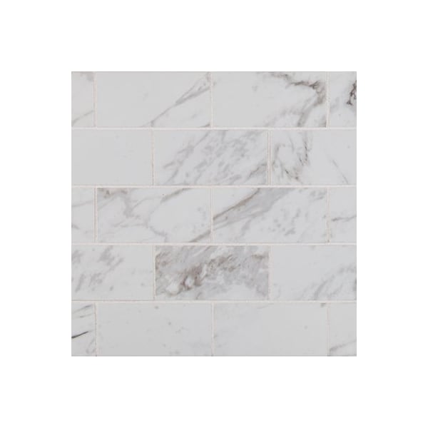 Msi Pietra Carrara 2" X 4" Porcelain Mosaic Tile, 10PK - ZOR-PT-0461