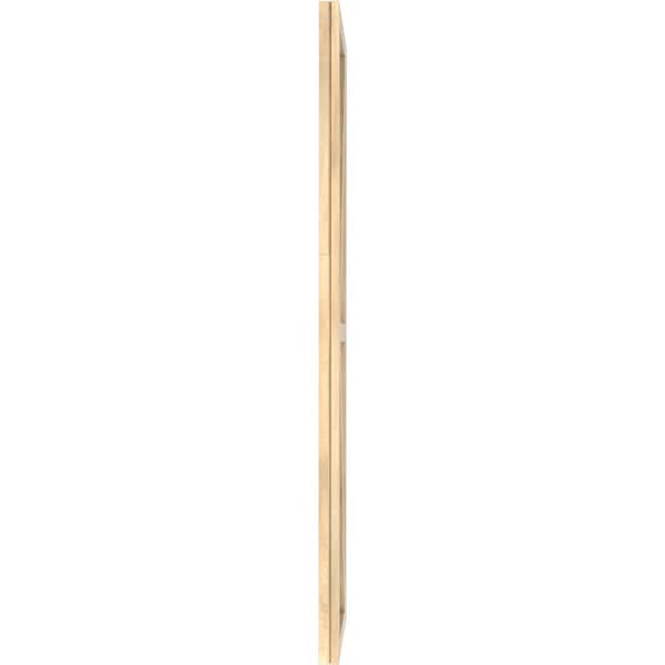 Ekena Millwork Americraft 4-Board Wood 2 Equal Panel Frmd Board-n-Batten Shutters w/Dubl Z-Bar, ARW102BF414X84UNH, PR - ARW102BF414X84UNH