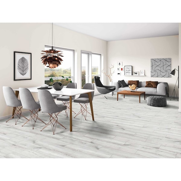 Msi Antoni Platinum 6 In. X 36 In. Glazed Porcelain Floor And Wall Tile, 9PK - ZOR-PT-0537