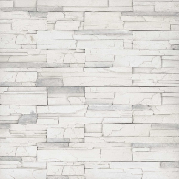 Msi Copen Snow Stacked Stone 9 X 19.5 Natural Manufactured Stone Wall Cement Tile - ZOR-PNL-0004