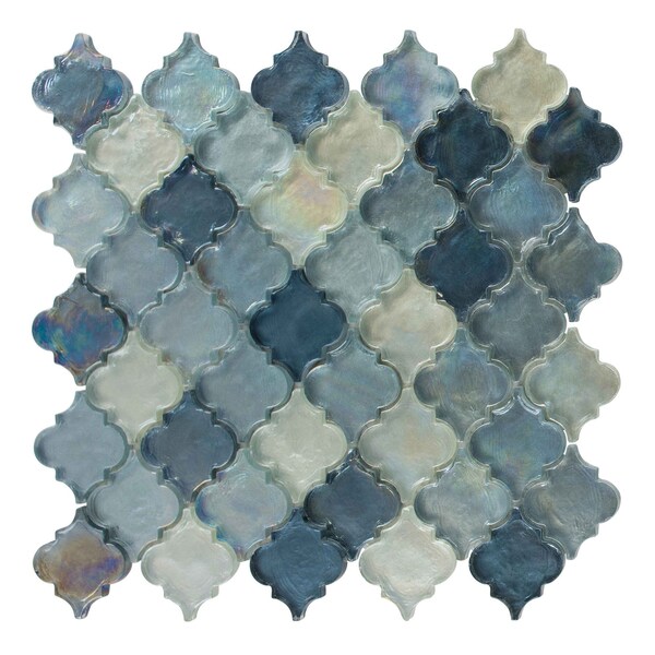 Andova Tiles ANDOVA TILES Grandio 2" x 2" Beveled Glass Arabesque Tile - ANDGRA409