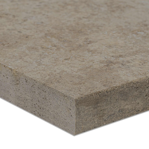 Msi Silver 16 in.  X 24 in.  Honed Travertine Pool Coping - ZOR-LSC-0092