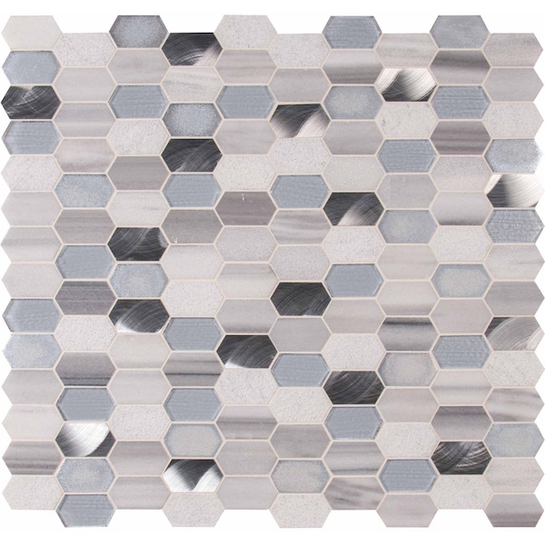 Msi Harlow Picket SAMPLE Multi-Surface Mesh-Mounted Mosaic Tile - ZOR-MD-0126-SAM