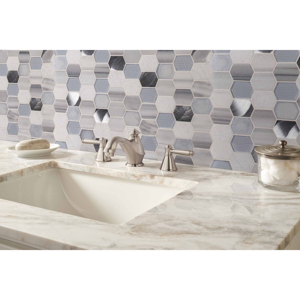 Msi Harlow Picket SAMPLE Multi-Surface Mesh-Mounted Mosaic Tile - ZOR-MD-0126-SAM
