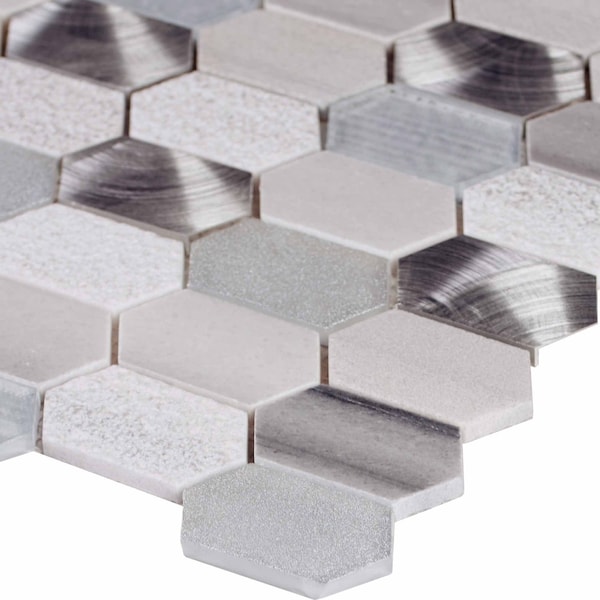 Msi Harlow Picket SAMPLE Multi-Surface Mesh-Mounted Mosaic Tile - ZOR-MD-0126-SAM