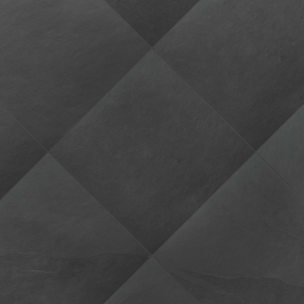 Msi Montauk Black 12 In. X 12 In. Gauged Slate Floor And Wall Tile, 10PK - ZOR-NS-0013