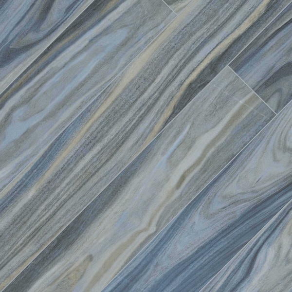 Msi Dellano Exotic Blue 8 In. X 48 In. Polished Porcelain Floor And Wall Tile, 4PK - ZOR-PT-0130