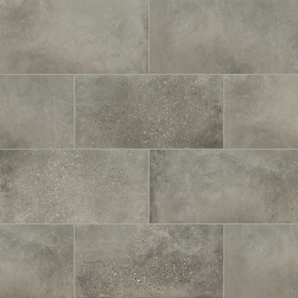 Msi Calypso Graphite 12 In. X 24 In. Matte Porcelain Floor And Wall Tile, 7PK - ZOR-PT-0559