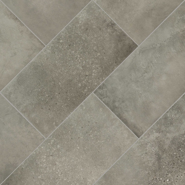 Msi Calypso Graphite 12 In. X 24 In. Matte Porcelain Floor And Wall Tile, 7PK - ZOR-PT-0559