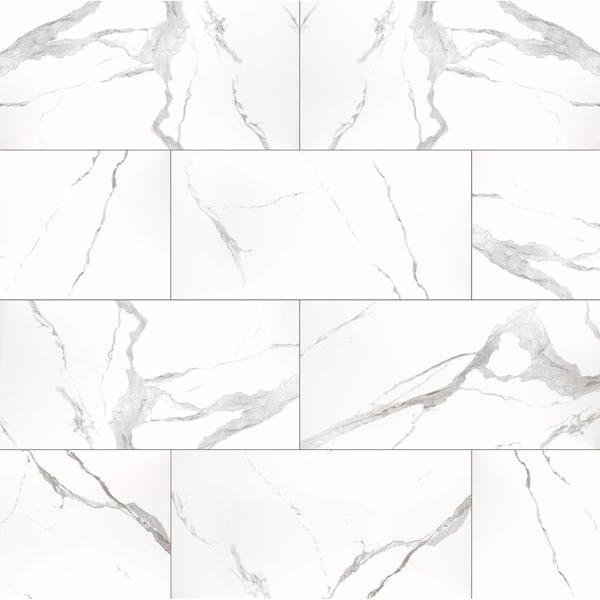 Msi Eden Statuary 12 In. X 24 In. Polished Porcelain Floor And Wall Tile, 8PK - ZOR-PT-0304