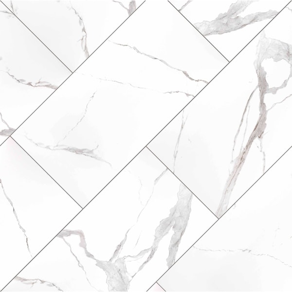 Msi Eden Statuary 12 In. X 24 In. Polished Porcelain Floor And Wall Tile, 8PK - ZOR-PT-0304
