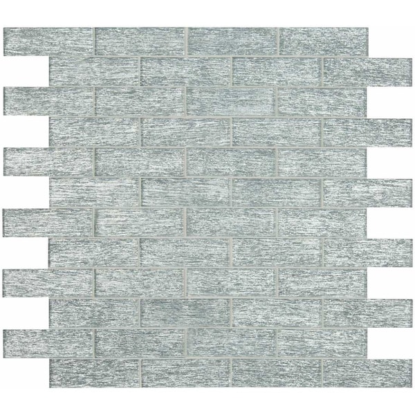 Msi Chilcott Bright Subway 11.81 In. X 11.81 In. X 8 Mm Textured Glass Mesh-Mounted Mosaic Tile, 10PK - ZOR-MD-0296