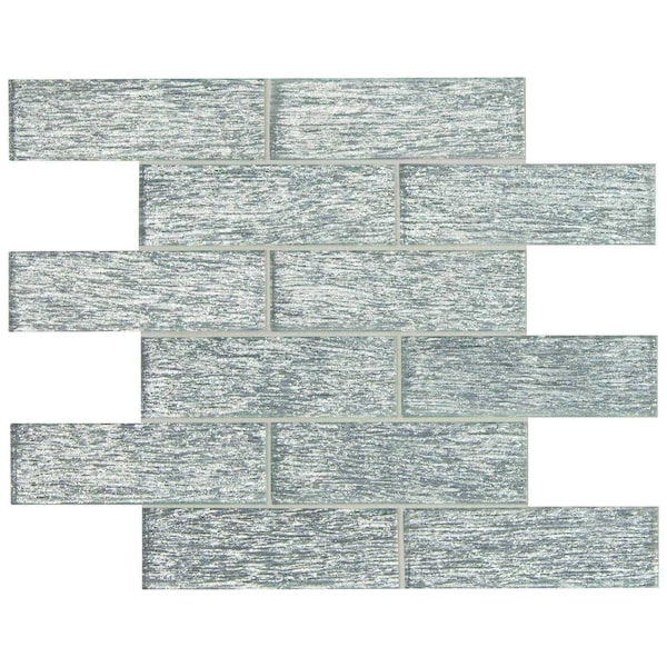 Msi Chilcott Bright Subway 11.81 In. X 11.81 In. X 8 Mm Textured Glass Mesh-Mounted Mosaic Tile, 10PK - ZOR-MD-0296