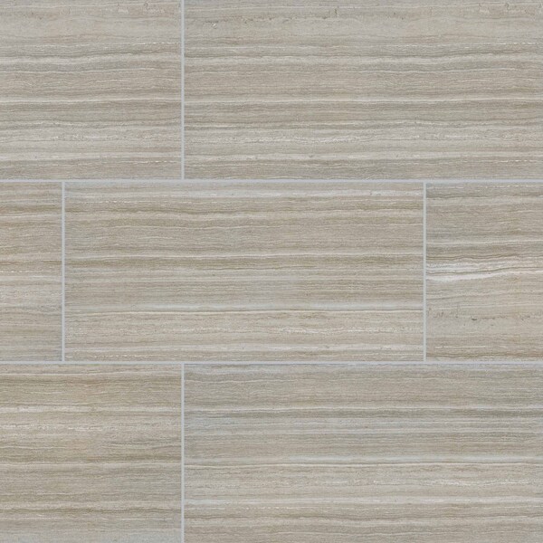 Msi Charisma Silver 12 In. X 24 In. Glazed Ceramic Floor And Wall Tile, 8PK - ZOR-PT-0274