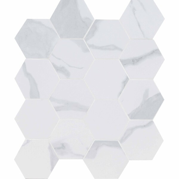 Msi Eden Statuary SAMPLE Hexagon Porcelain Matte Floor And Wall Tile - ZOR-PT-0419-SAM