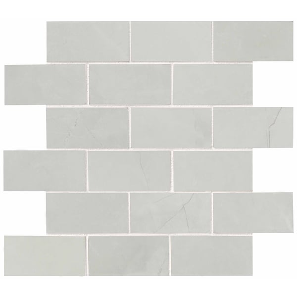 Msi Sande Ivory SAMPLE Polished Porcelain Mesh Mounted Mosaic Tile - ZOR-PT-0519-SAM