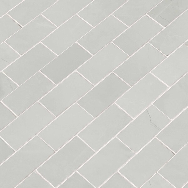 Msi Sande Ivory SAMPLE Polished Porcelain Mesh Mounted Mosaic Tile - ZOR-PT-0519-SAM