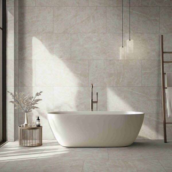 Msi Legions Taja Ivory 24in X 48in Matte Porcelain Floor And Wall Tile, 64PK - ZOR-PT-0896P