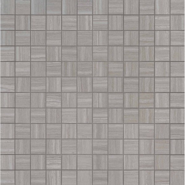 Msi Charisma Silver 12 In. X 12 In. X 10Mm Matte Ceramic Mesh-Mounted Mosaic Tile, 8PK - ZOR-PT-0177
