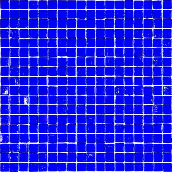 Apollo Tile Skosh 11.6 in. x 11.6 in. Glossy Cobalt Blue Glass Mosaic Wall and Floor Tile 18.69 sqft/case, 20PK - APLNB88BL563A