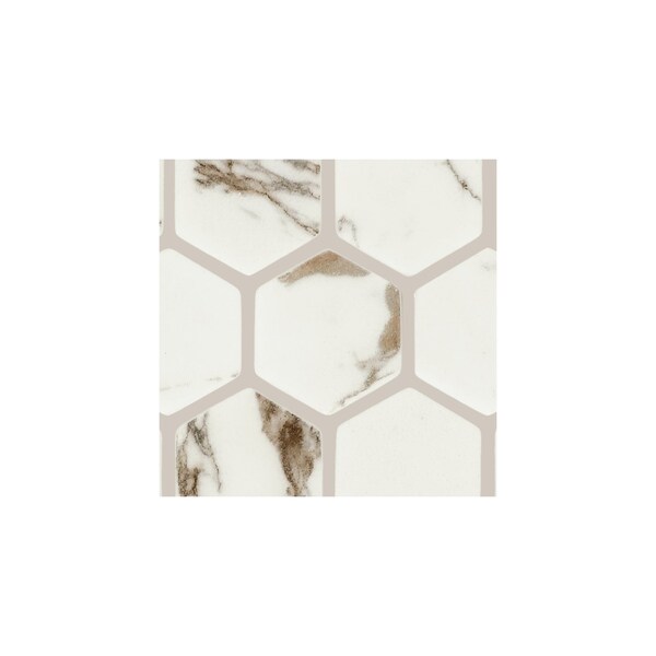 Daltile Uptown Glass 1in Hexagon Mosaic, 16.92 SQFT Per Carton, 18PK - UP261HEXMS1P