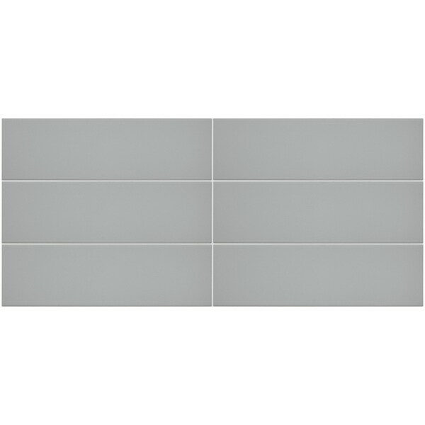 Daltile Stencil 4in x 12in Glazed Porcelain Wall & Floor Tile 8.72 SQFT Per Carton, 30PK - SC34RCT412MT
