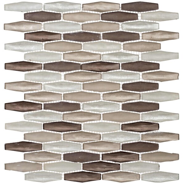Andova Tiles ANDOVA TILES Rhapsody 2.5" x 2.5" Glass Novelty Mosaic Wall Tile - ANDRHA537